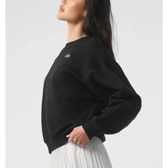 ALO Yoga Accolade Crew Neck Pullover - Picture 3 of 6